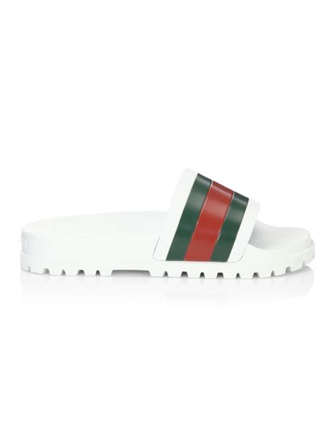 gucci pursuit slide review|saks fifth avenue Gucci slides.